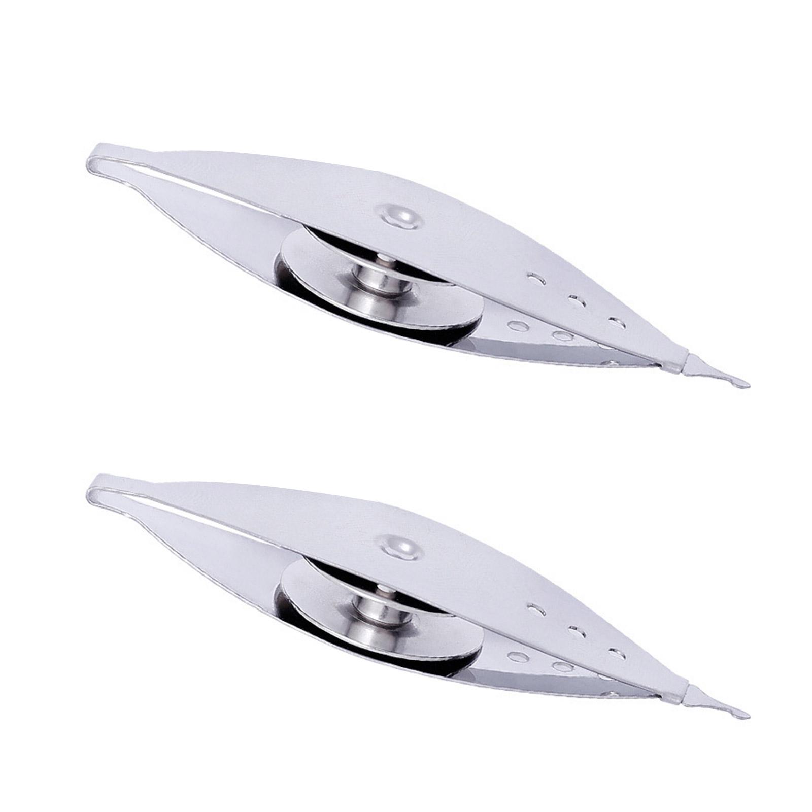 

Pack Of 2 Durable Iron Nickel Plated Sewing Bobbins Compatible With Most Machines For Smooth Weaving