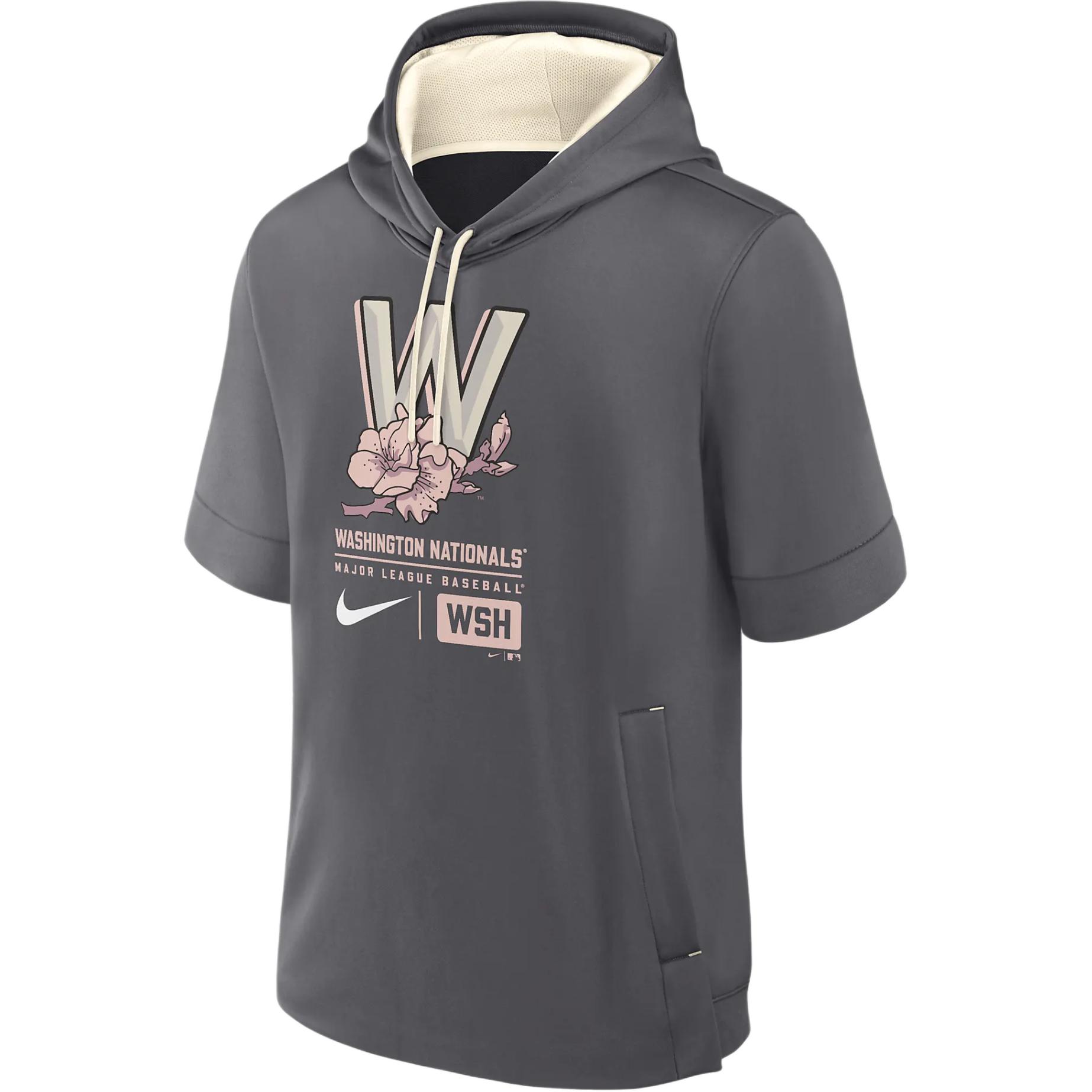 Nike MLB Collaboration Washington Nationals City Connect Sweatshirt Washington Nationals Men s Gray 01SO08X6WTL-TQ7 L