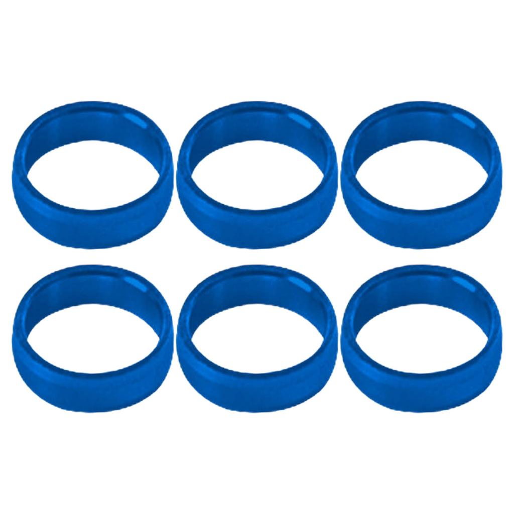 6Pcs Dart Flight Wing Savers Protectors Aluminum Alloy Dart Wing Corrector Dart Shaft Protector Dart Flights Rings Set