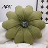 Stuffed Flower Shaped Pillow Round Throw Pillow, 16 Inch Decorative Cushion, Soft for Living Room Shape Sofa Couch Bed Chair Velvet Pillows