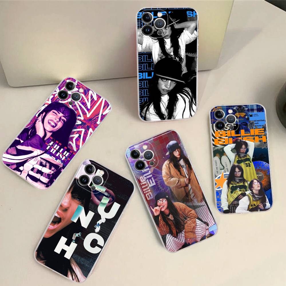 Pop Singer B-Billie Transparent Phone Case For IPhone 17 Air 16 Pro Max 15 14 13 12 11Plus Shockproof Cover