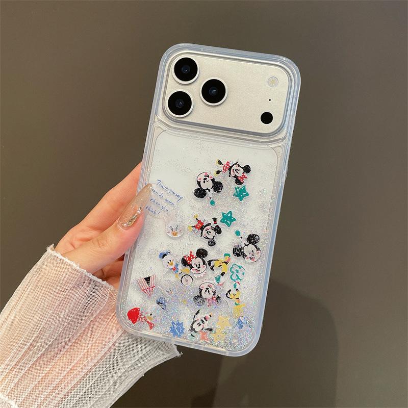 Quicksand Slider Collection Cartoon Xiaoxin Applies Apple 17promax Phone Case iPhone16 Fun 15/14