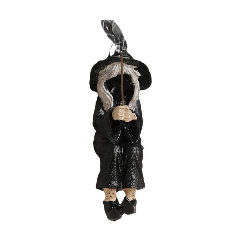 

Witch Statue incenses holder Chamber Halloween Figurine ornament Decoration Indoor Spiritual Decoration 1