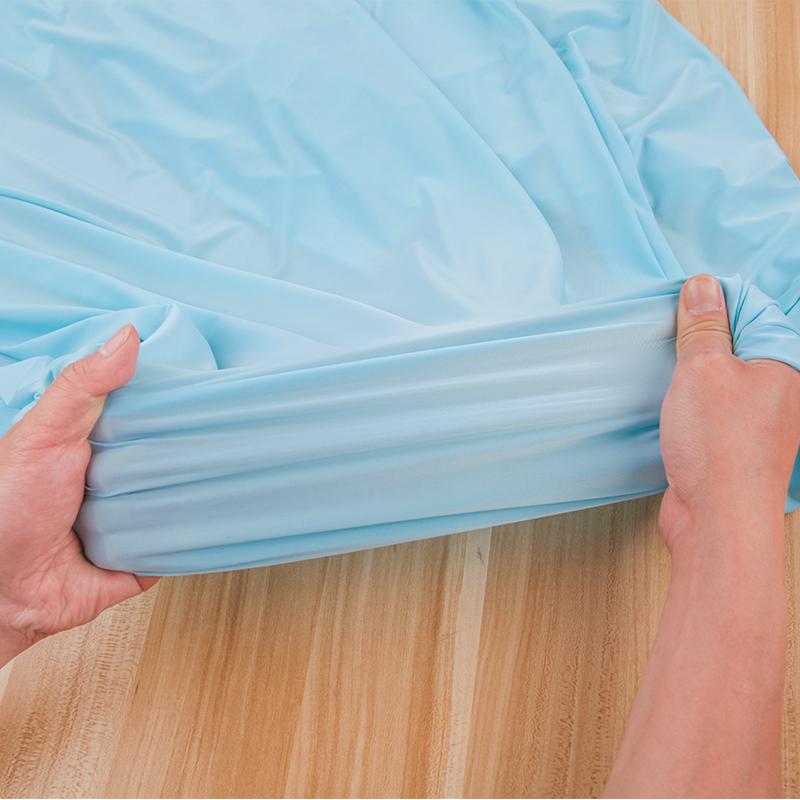 

66.9 Wide Spandex Fabric, Elastic Fitted Stretch Fabric, Soft & Breathable Two Sided Stretch Lightweight for DIY Fabric Clothes 50x170cm небо синє кольору