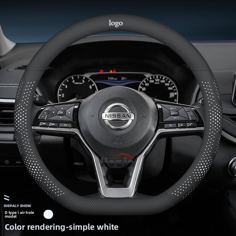 Leder Lenkradabdeckung für Nissan Qashqai Juke Sentra Kicks Xtrail Sentra Versa Altima 2024 2025 2026 Zubehör