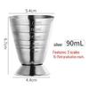 Double-Headed Indian Wine and Cocktail Jigger, 30/60 Oz Measuring Cup