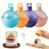 1 PZ Silicone Ice Ball Maker Whiskey Rotondo Ice Hockey Stampo Lampadina Forma Cubetti di Ghiaccio Stampo Vassoio per Cubetti di Ghiaccio Strumenti per Gelato