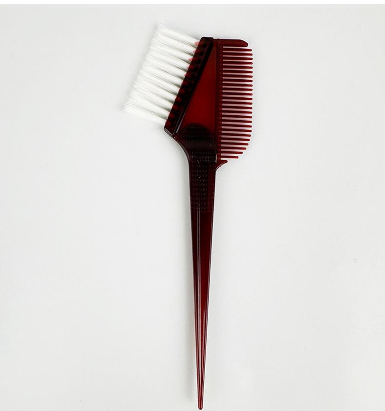 

Barbershop Hair Dye Brush - Soft Bristle Salon Hairdressing Tool for Dyeing and Perming коричневий