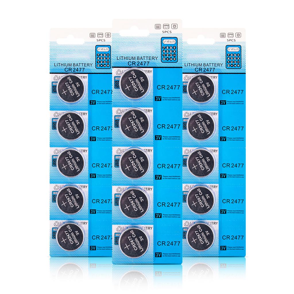 5/10Pieces CR2477 Lithium Coin Batteries Lithium Cells For Watches Calculators And Low Power Devices CR2477 Batteries