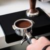Watchget Tamper Mat, Coffee Tamper Mat, Extra Thick Tamping Mat, Heat-Resistant Espresso Mat, Silicone, Protects Tables and Holders, Black