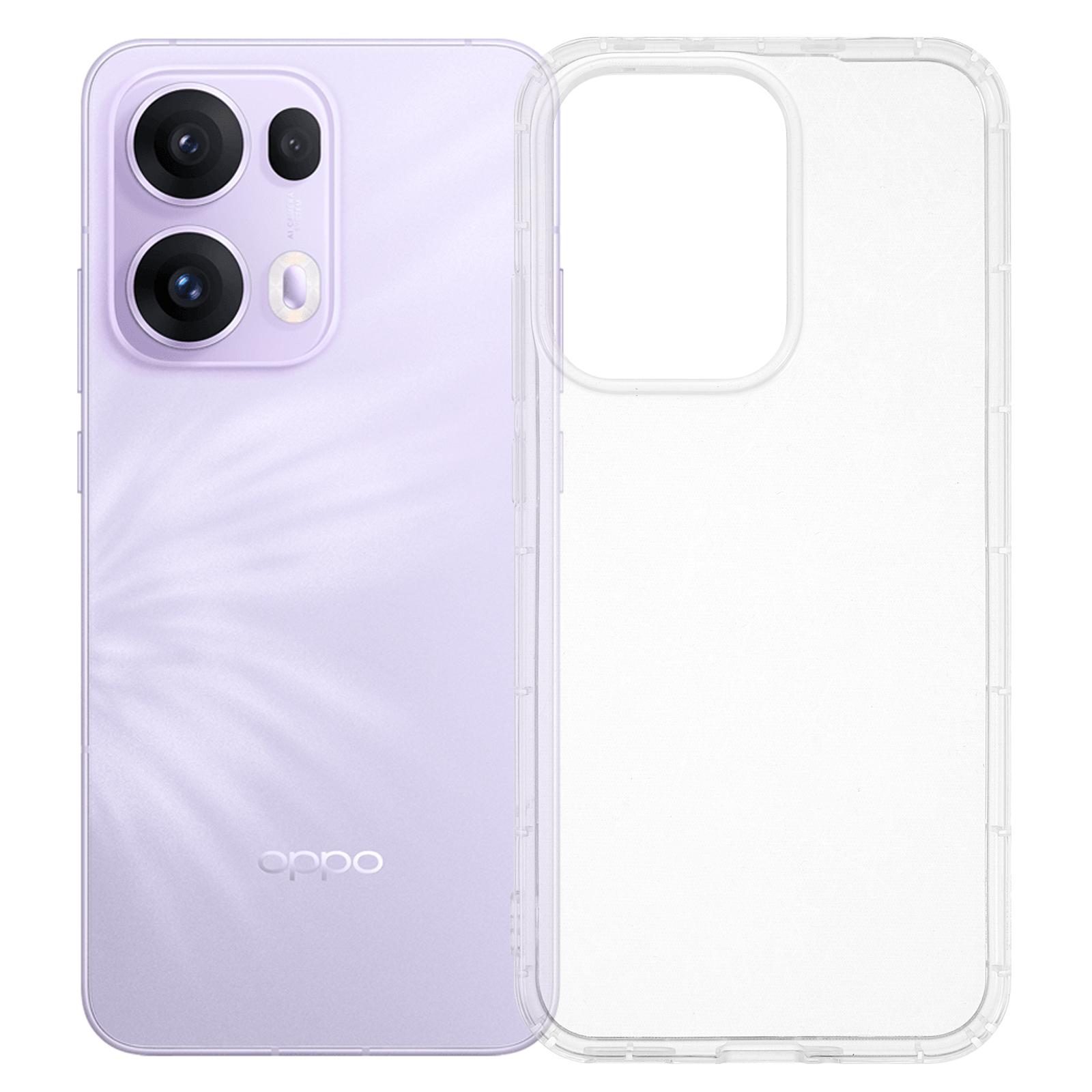 

For Oppo Reno13 Pro 5G Case Transparent TPU Phone Back Cover Airbag Protection As Shown A