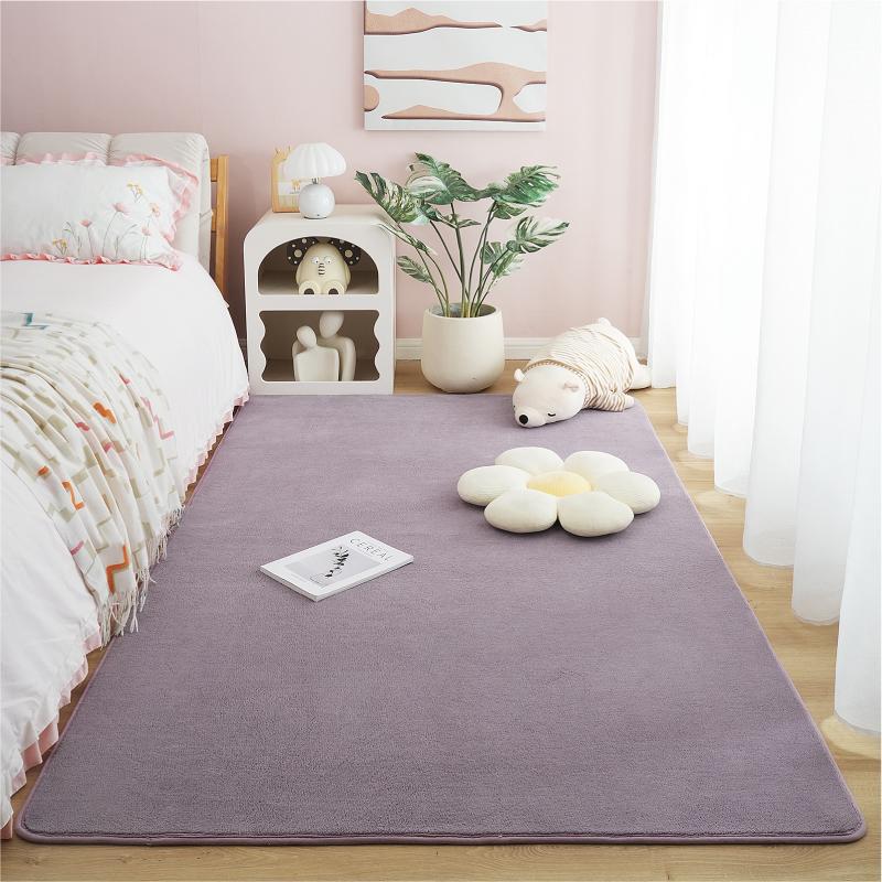 Ultra Soft Short Plush Carpet Thick Sofa Area Rug for Living Room Non-Slip Warm Kid Bedroom Floor Mat Cozy Home Decor Large Rug