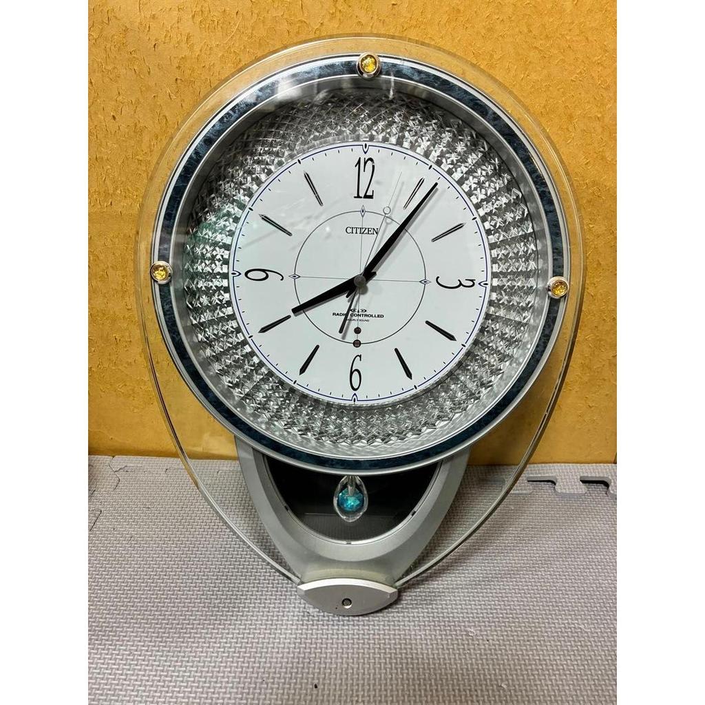 Used CITIZEN Radio Controlled Wall Clock 4MN406-0 Palmius Season
