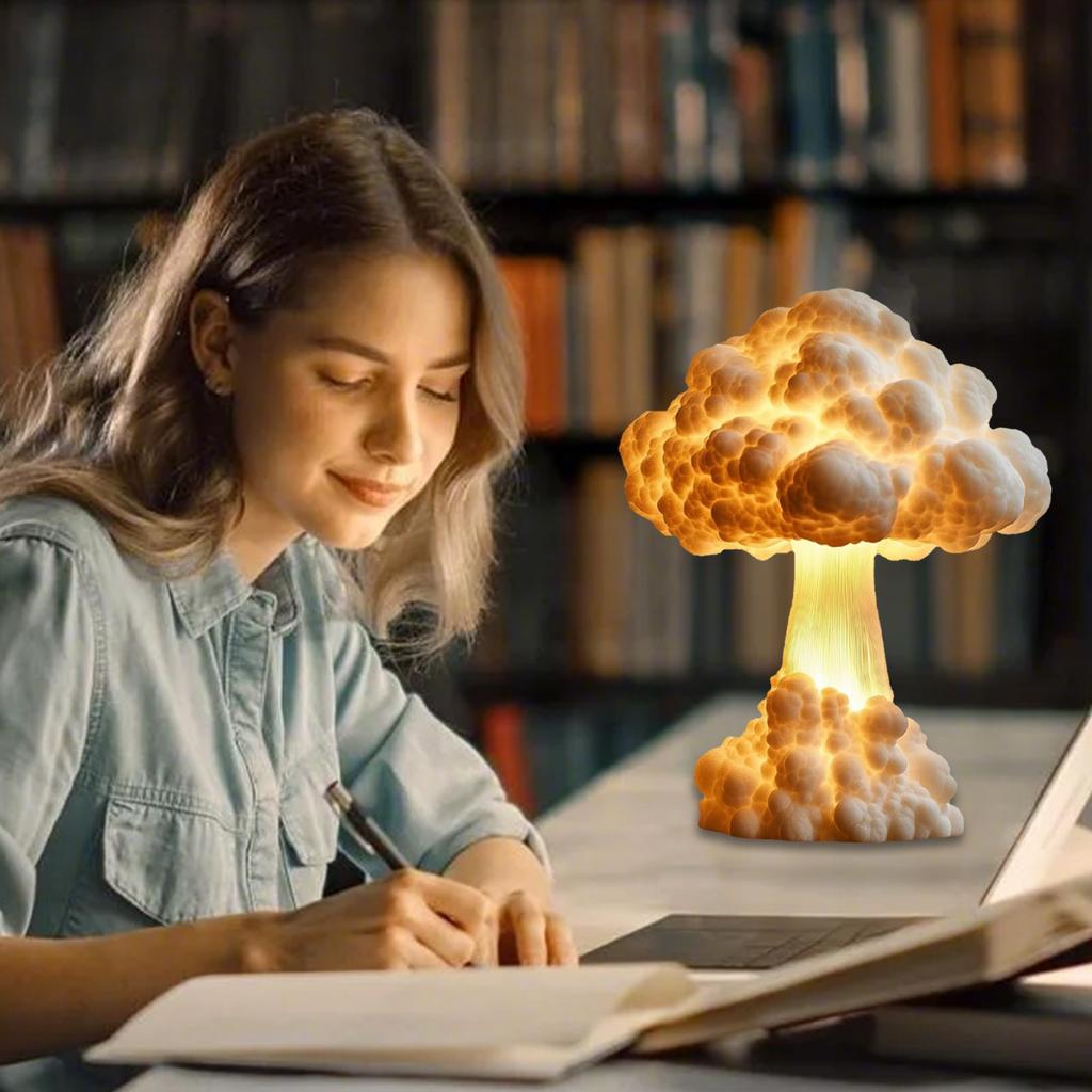 Atomic Bomb Blast  Cloud Table Lamp, 3D  Cloud  Blast Lamp