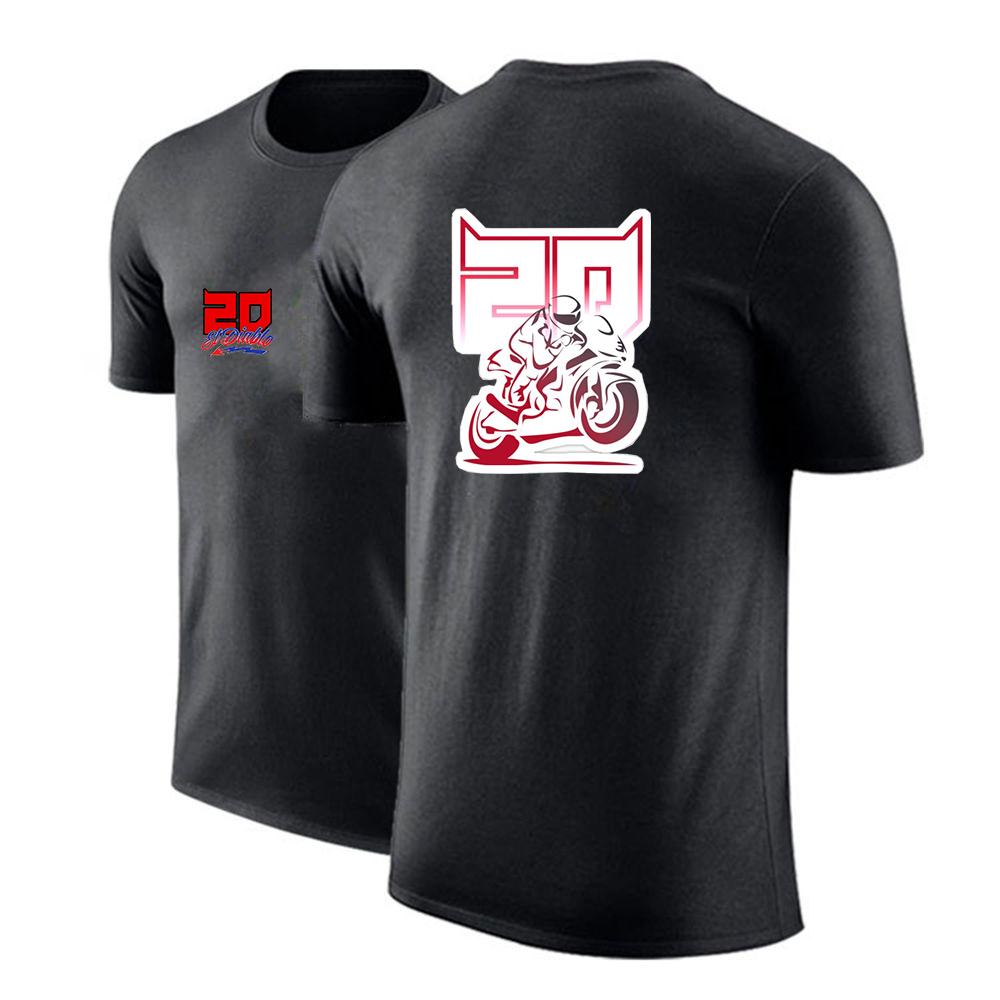 2026 Fabio Quartararo Motorradfahrer Druck Sommer Unisex Neu Regulär Kurzärmlig Premium Pendler Baumwolle T-Shirt