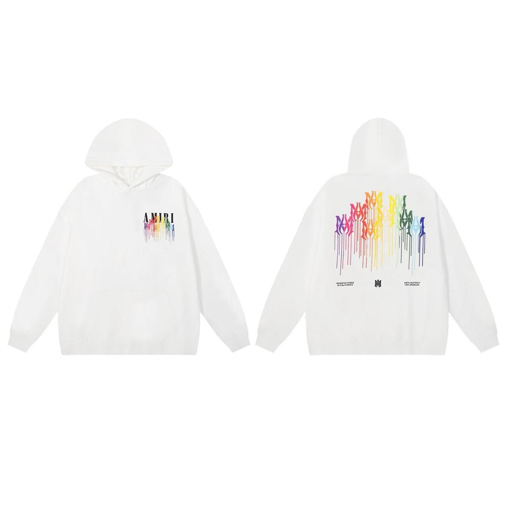 Men's Hooded Sweatshirt - American Trend, Letter Print, Cotton Terry Cloth
