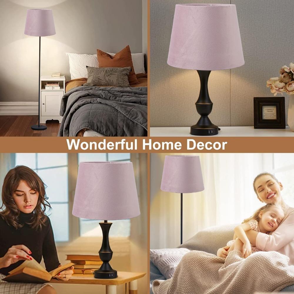 Clip On Design Lampshade Fabric Small Lamp Shades Simple Wall Lamp Shade Table Lamp