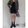 Pearls Crew Socks Sweet Roll Cuffs Ankle Dress Socks Japanese Cute Calf Socks