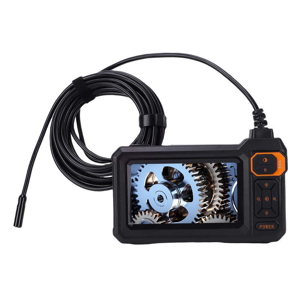 Industrial Endoscope Borescope Camera with 4.3 Inch Screen 1080P HD 16.4FT Portable Snake Sewer Inspection Camera with