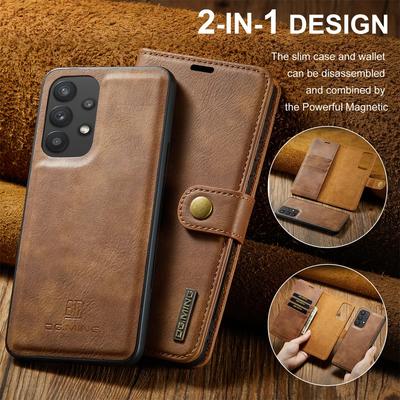 Odnímatelný magnetický kožený kryt pro Samsung Galaxy S20 S21 FE S23 S22 Plus Note 20 Ultra A53 5G Peněženka Držák na karty Pouzdro na telefon