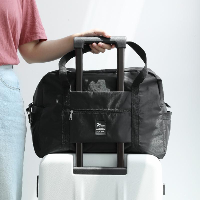 Waterproof Large Capacity Travel Clothes Bag, Portable & Suitcase-Attachable