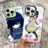 Watamote K-Kuroki T-Tomoko Phone Case For IPhone 17 16 15 14 13 12 11 Pro Max Color Black Matte Cover
