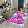3D Colorful Butterfly Flower Carpet Rug for Living Room Bedroom Sofa Kitchen Bathroom Doormat Non-slip Floor Mat Gift Home Decor