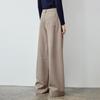 Women's Draped Wide-Leg Suit Pants
