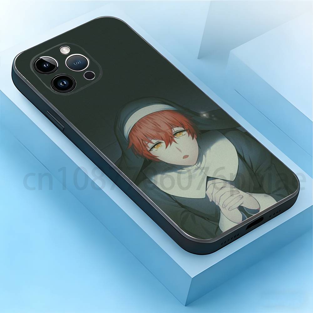 

Mystic Messenger Phone Case For iPhone 17,16,15,14,13,12,11,XR,Pro,Max,Plus,mini, Silicone Black Cover iPhone14
