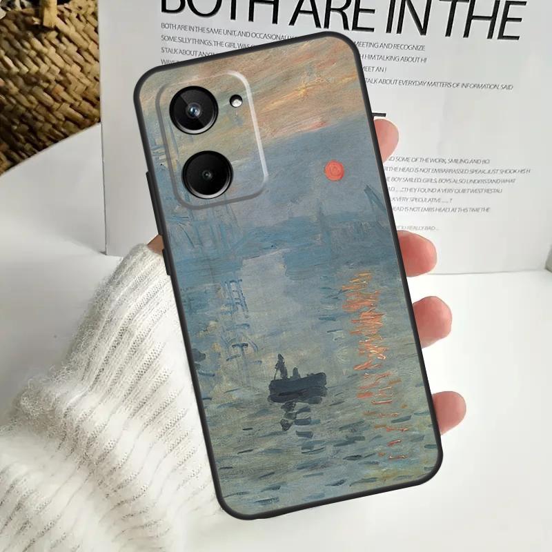 Claude Monet Art Painting Case For Realme C67 C55 C53 C51 C35 C33 C31 C30 C25s C21Y GT Neo 5 GT5 9 10 11 12 Pro Plus