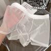 Lightweight Transparent Seamless Underwear One-piece Ice Silk Transparent Sexy Men's Flat Underwear