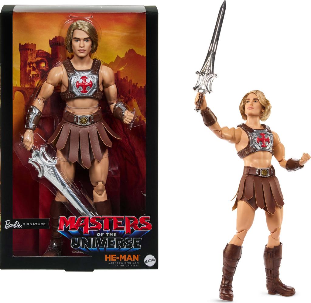 barbie Signature Ken Masters of the Universe Collector Doll Brown JJY03 He-Man (Ages 6+)