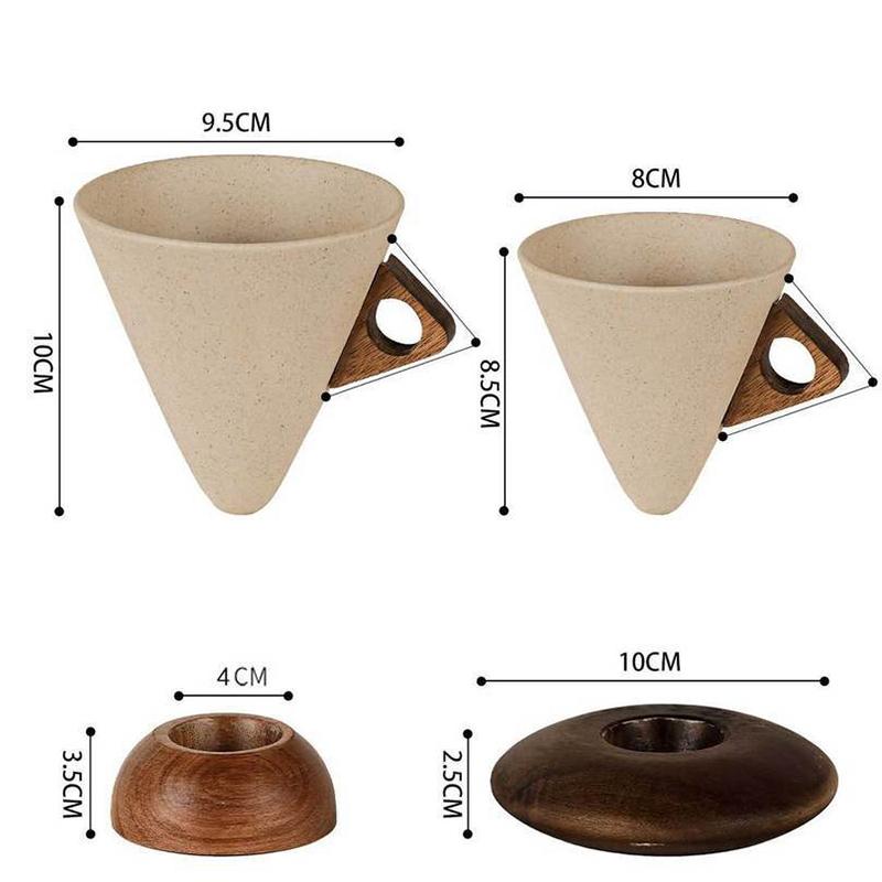 Creative Ceramic Coffee Cup and Saucer Vintage Latte Coffee Mug Exquisite Afternoon Tea Flower Tea Coffee Cup Home Breakfast Mug