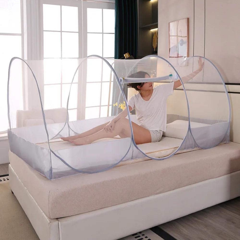 Screen Tent Anti Mosquito Travel Mosquito Net Adjustable Single Folding Mosquito Net Portable Mosquito Net Bed Dormitory2026new