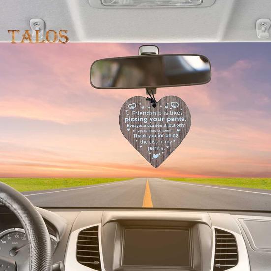 

Деревянный кулон, небьющееся украшение, прозрачный принт, прочный семейный автомобиль, забавные штаны для дружбы, кулон, поставка для спальни