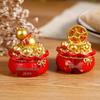 New Gourd for Wealth & Treasures: Fortune, Longevity, Peace, Lucky Bags, Money Tree, Good Luck Ornament