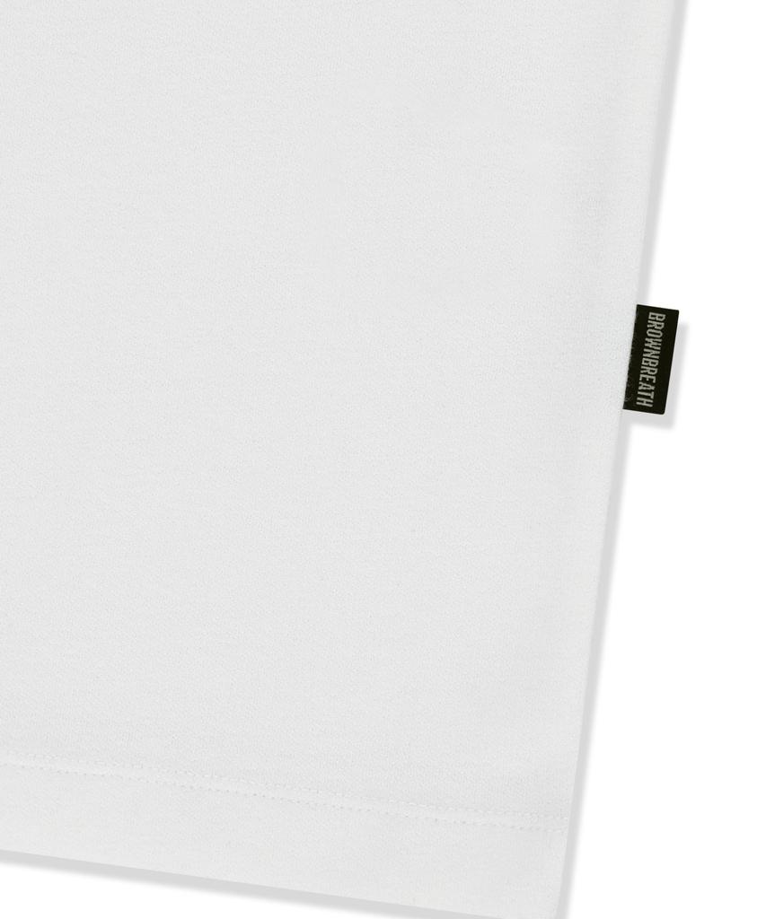 BROWNBREATH Bb Surfing Mess Tag Tee - White