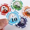 Equipment Ball Position Absorb Clip Golf Ball Marker Poker Numbers Standard Hat Clip Golf Hat Clip
