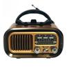 Classic Retro FM/AM/SW Radio Portable Full Band Radio Receiver Wireless Bluetooth Speaker MP3 Player Support USB/TF Card