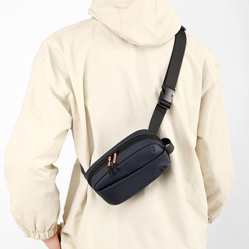 Men's Chest Bag Sports Waist Bag Running Waterproof Crossbody Bag