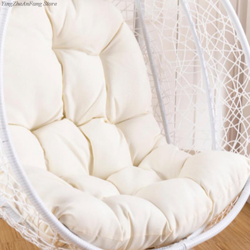 Egg Chair Cushion Hanging Basket Chair Cushion Thick Swing Chair Cushion Rattan Chair Soft Egg Chair Pad For Garden Home Decor