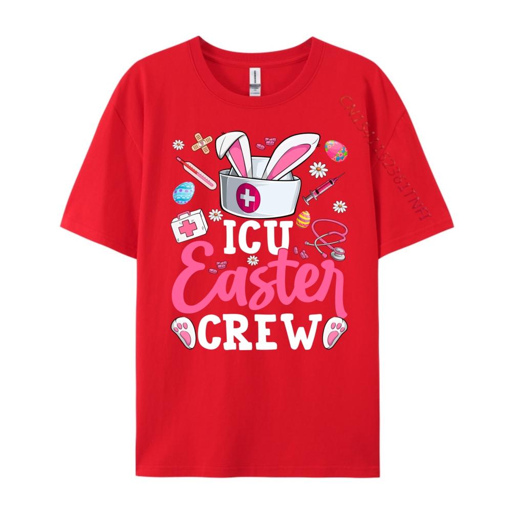 Cute Er Nurse Crew Icu Nurse Bunny Easter Day Mens Designer T Shirt Tshirt Normal Mens TShirts Funny Gifts Luxury S