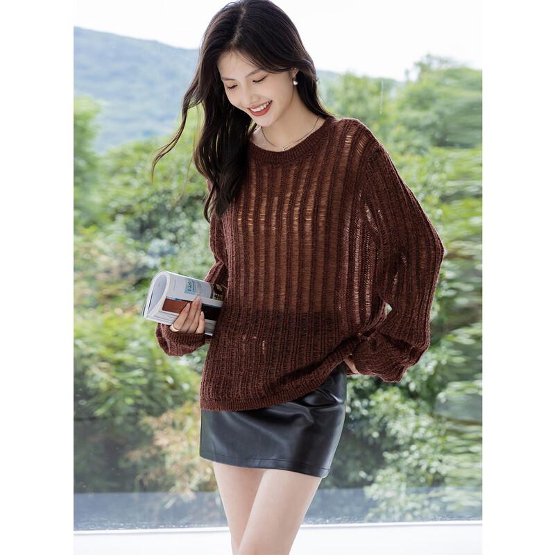 Mokana Women's Urban Casual Long-Sleeve Knit Sweater