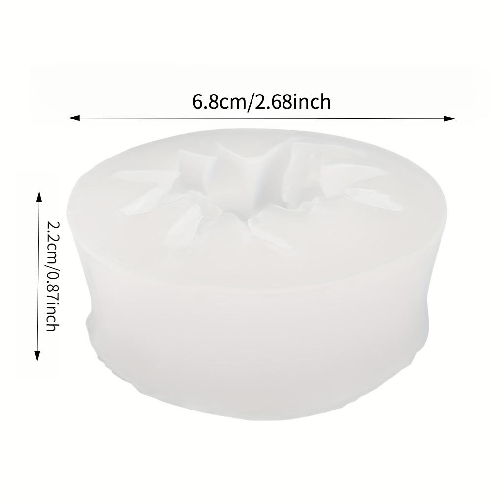 1 Piece 3D Elegant Rose Silicone Mold - Reusable Flexible Mold for Candle, Resin Art, Handmade Soap and Clay Making, Exquisitraft Enthusiasts