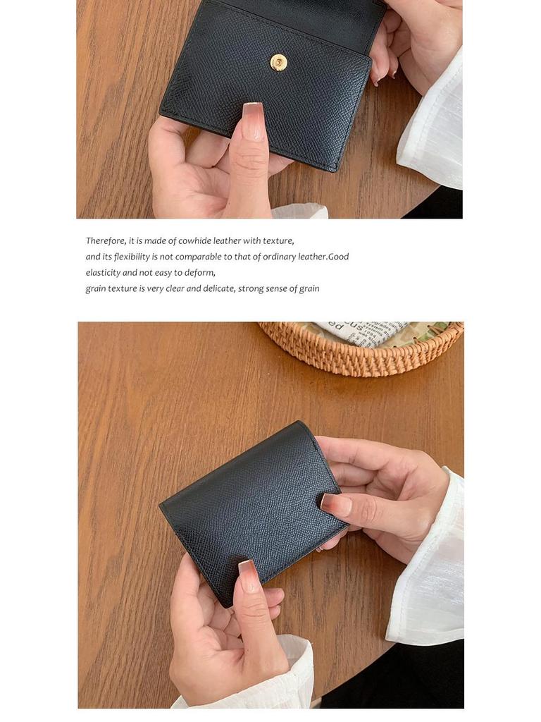 Women's High-end Accordion Coin Purse with Multi-card Slots