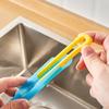 Cleaning Outlet Drainage Brush With Tongs Pp Material Home Plumbing Maintenance