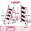 Folding Small Indoor Ladder: Multi-functional A-frame with Non-slip Steps, 2 or 3 Steps