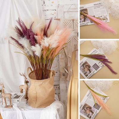 Ins Wind Decoration Crafts Reed Grass Green Plants Creative Fake Flowers Wedding