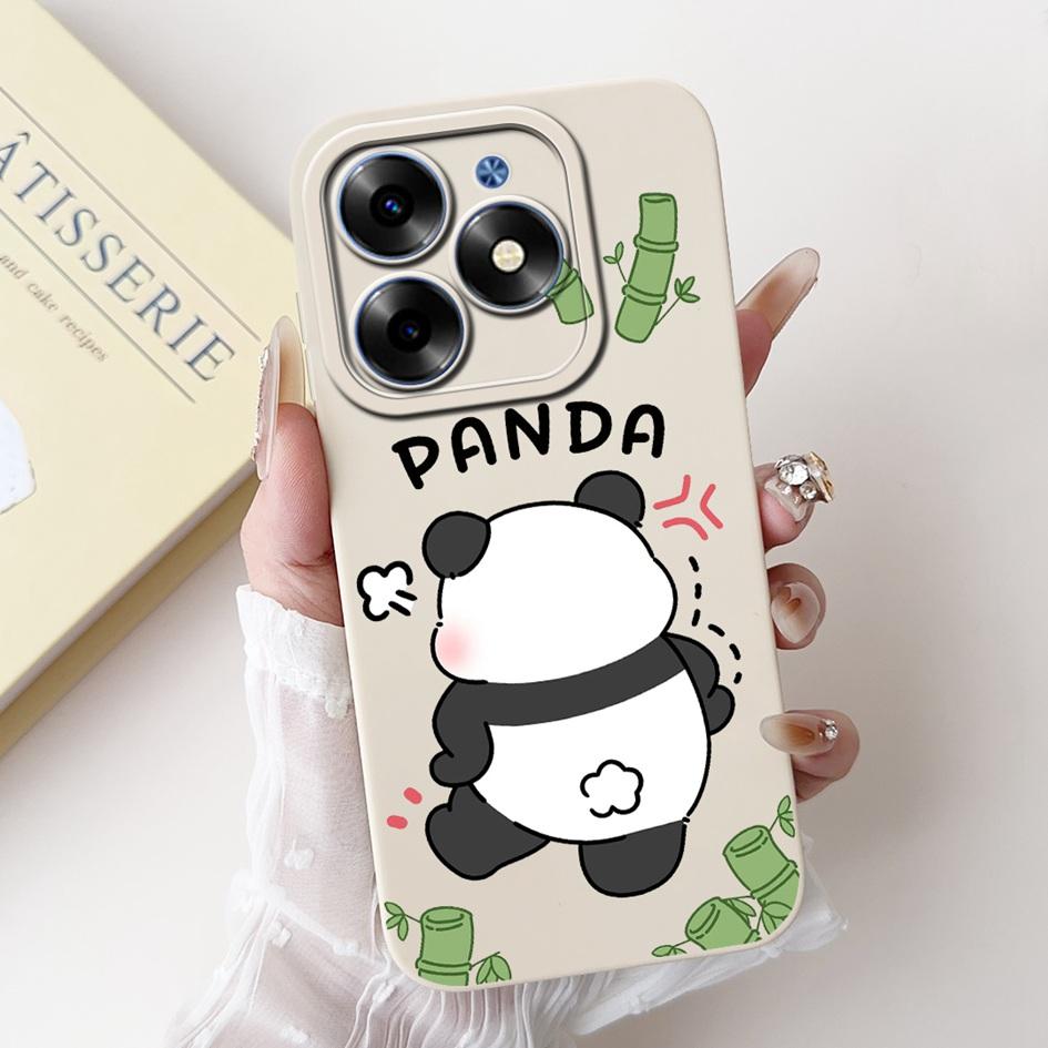 For Infinix Smart 8 Plus Case Smart 8 Pro Cover Lovely Panda Rabbit Camera Protection Fundas For Infinix Smart 8 Smart8 HD Coque