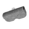Suede Leather Sun Visor Glasses Case Stable Sunglasses Case Portable Car Glasses Bag  Car  Interior